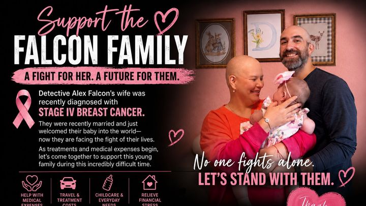 Help Detective Alex Falcon's Family Fight Cancer campaign photo, 1 of 7