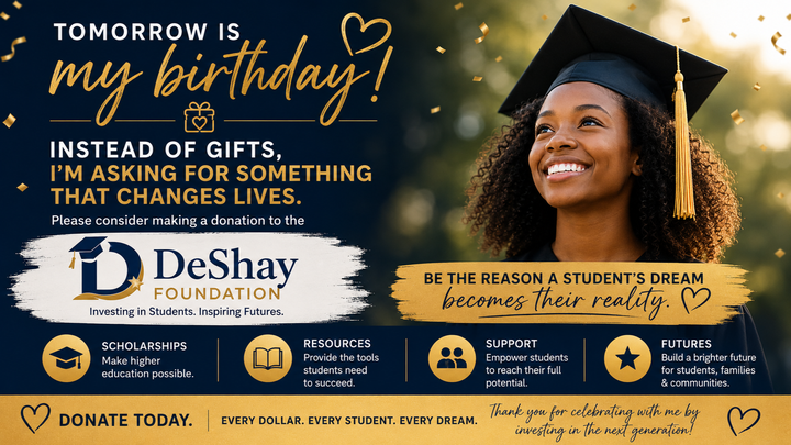 Celebrate My Birthday by Investing in a Student's Future campaign photo, 1 of 3