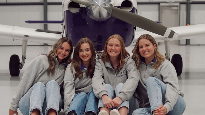 MSU 2023 Air Race Classic Team campaign photo, 1 of 2