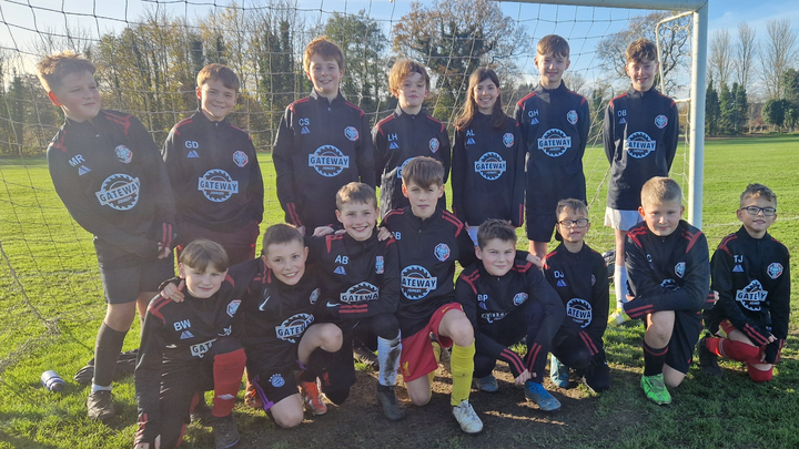 The team will run a length for every £10 raised for U13s ⚽️ campaign photo, 1 of 3