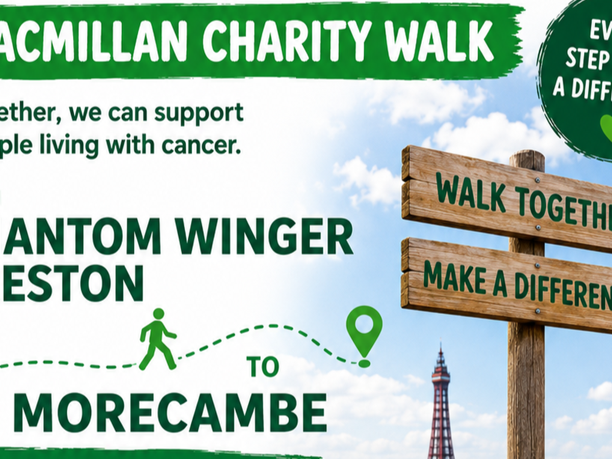Macmillan walk from Preston to Morecambe on the 16th July campaign photo, 1 of 3