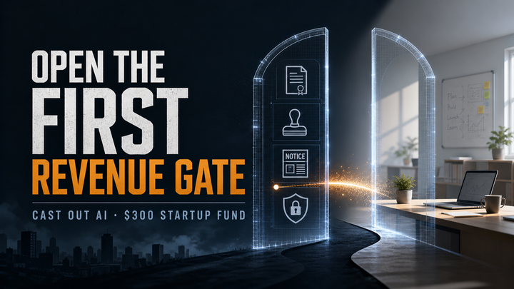 Help CAST OUT AI Open Its First Revenue Gate campaign photo, 1 of 3