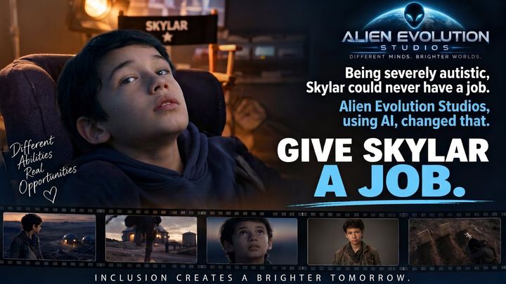 Give Skylar a Job — Alien Evolution campaign photo, 1 of 4