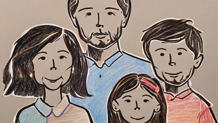 Family of 4 going through very tough times campaign photo, 1 of 2