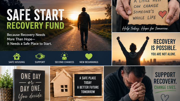 Safe Start Recovery Fund: Support Early Sobriety campaign photo, 1 of 3