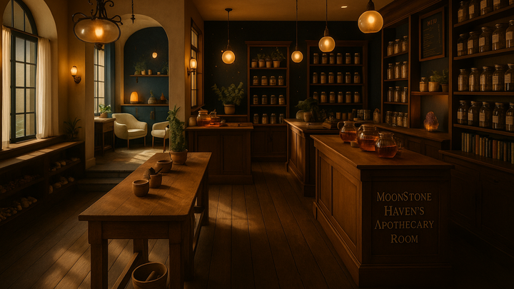 "Help Bring MoonStone Haven's Apothecary Room to Life" campaign photo, 1 of 8