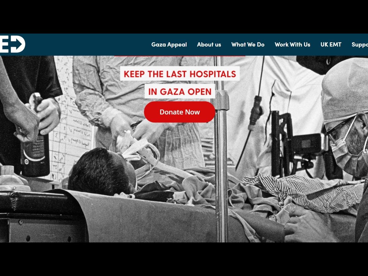 UK-Med Humanitarian Aid operating in Gaza campaign photo, 1 of 4