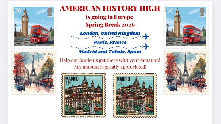 Help Our AHHS Students See the World campaign photo, 1 of 3