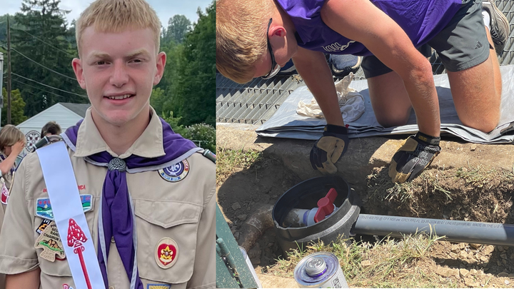 Tim's Eagle Scout project campaign photo, 1 of 4
