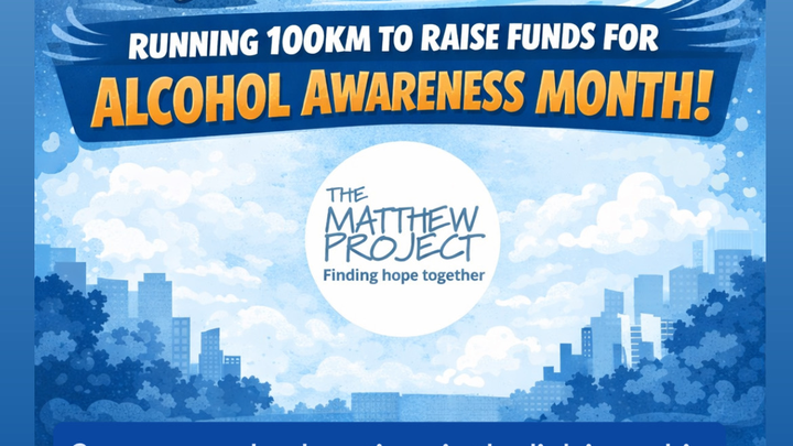 Running 100km in January for Alcohol Awareness Month campaign photo, 1 of 4