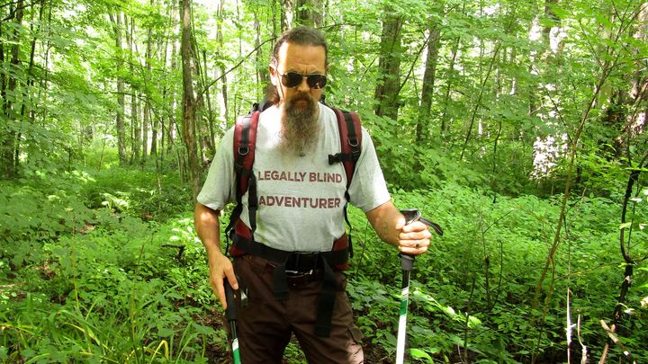 Blind Hiker Solos Vermont Peaks for Non-Profit Cause campaign photo, 1 of 5