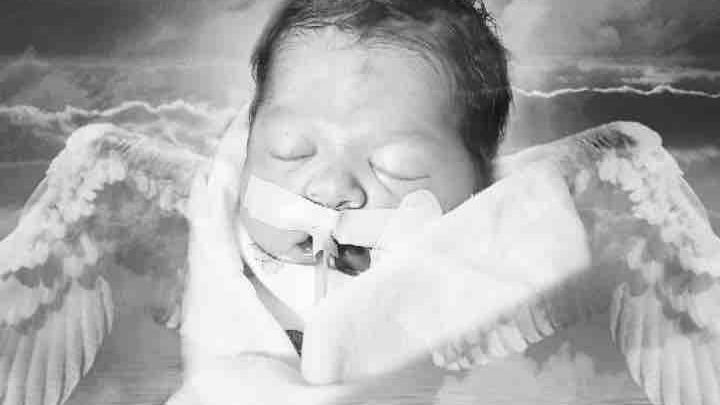 For our Baby Angel Eddelyn Castorena campaign photo, 1 of 2