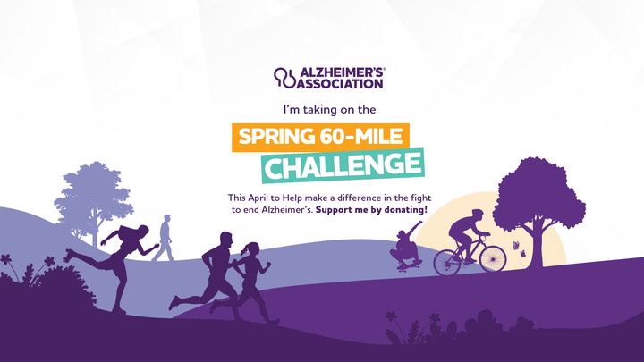 60-Mile Challenge for Alzheimer's Association campaign photo, 1 of 3