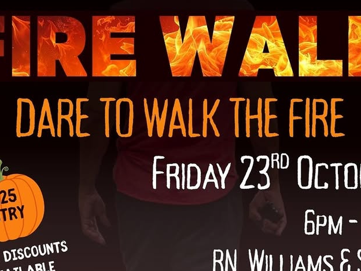 Fundraiser by Meinir Morgan : Fire walk