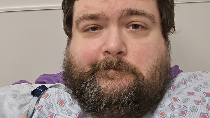 random disabled dude in hospital.. who is bad with titles. campaign photo, 1 of 3
