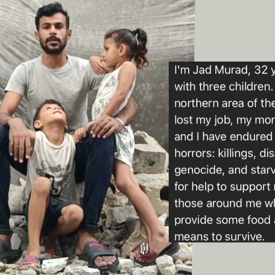 Urgent Funds to Survive Gaza Famine: Help Jad Murad & Family