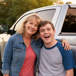 Helping with Matthew's needs