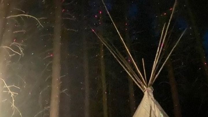 New Tipi Cover for Lion's Den in Mazama for PCT & PNT hikers campaign photo, 1 of 8