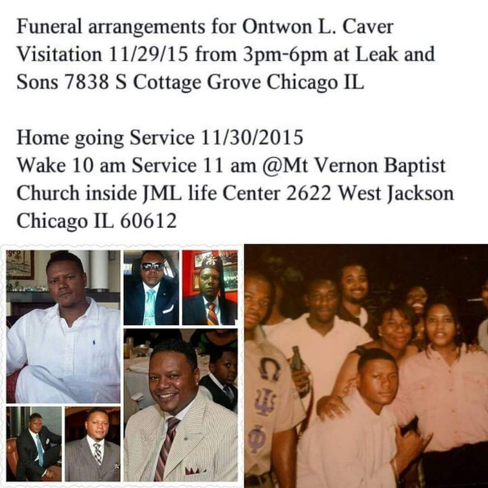 Fundraiser By Kay Gee Ontwon Caver S Funeral Arrangments