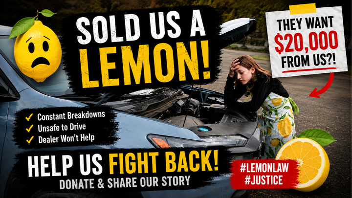 "Mystery Car Manufacturer" Leaves Family in Lemon Pickup campaign photo, 1 of 8