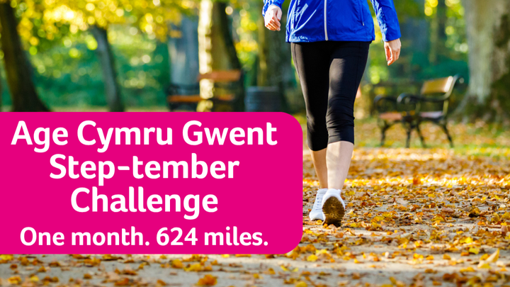 Step-tember for Age Cymru Gwent campaign photo, 1 of 3