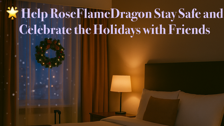 Help RoseFlameDragon Stay Safe and Celebrate the Holidays campaign photo, 1 of 2