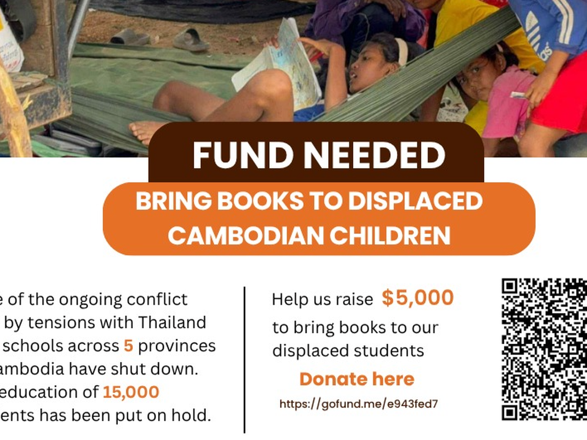 Fundraiser by Somphors Tann : Bring Books to Displaced Cambodian