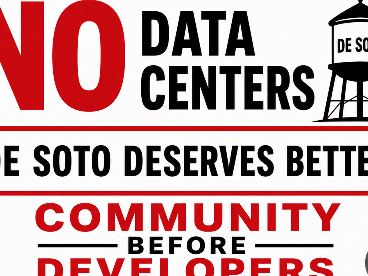 No Data Centers in De Soto campaign photo, 1 of 4