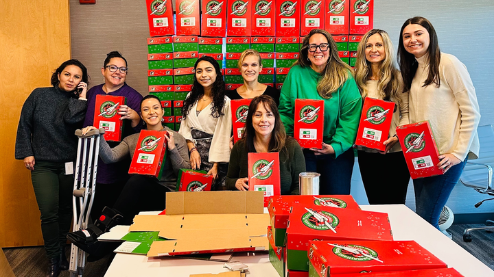 Pack Joy: 350 Shoeboxes for Kids in 2025 campaign photo, 1 of 5