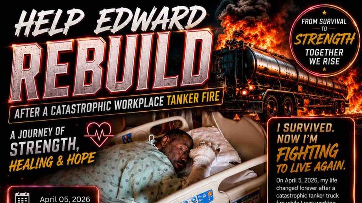 Help Burn Victim Edward Coleman Recover campaign photo, 1 of 8