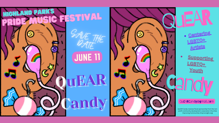 QuEar Candy-Highland Park's Pride Music Festival campaign photo, 1 of 2