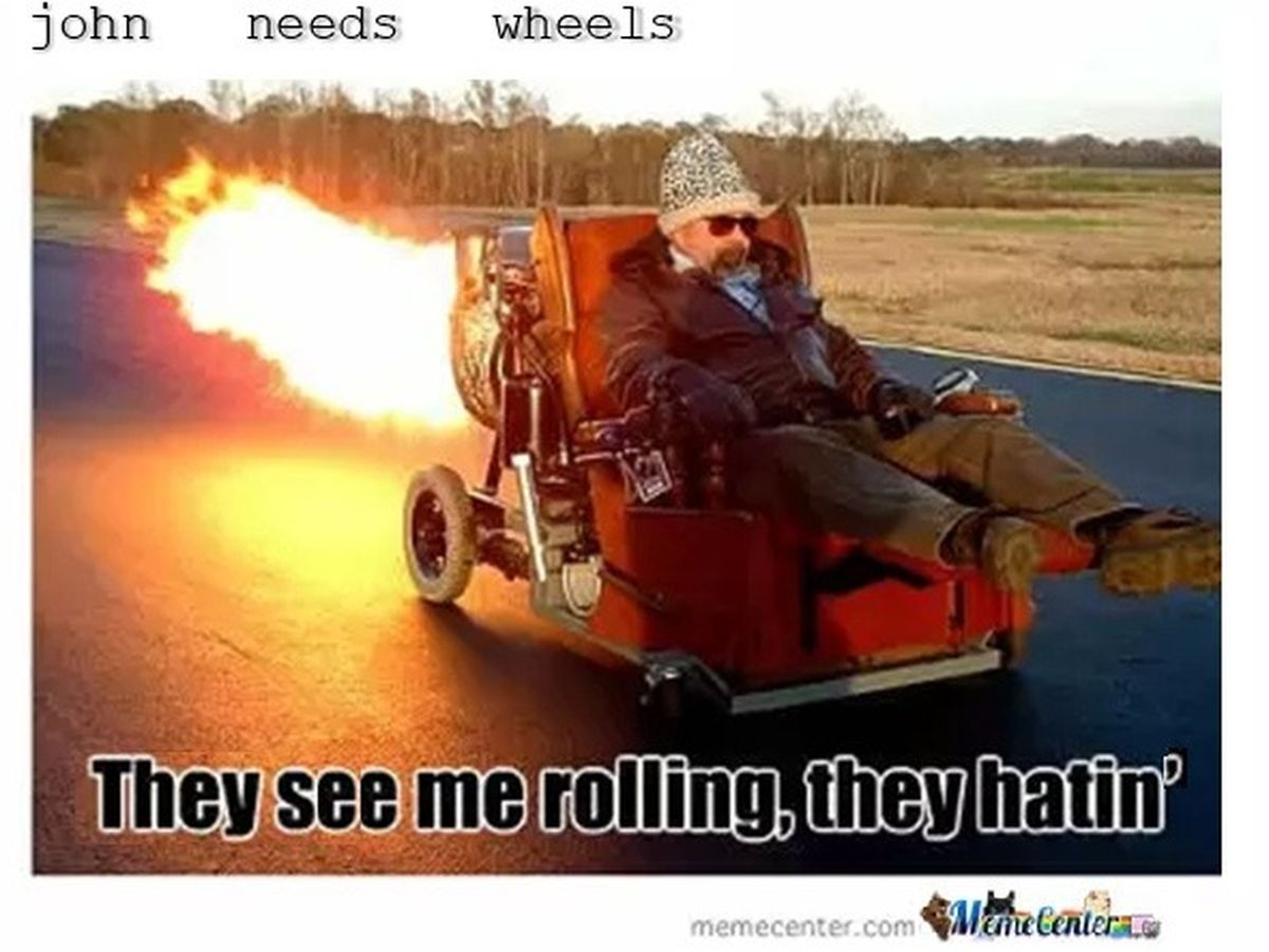 they see me rollin meme wheelchair