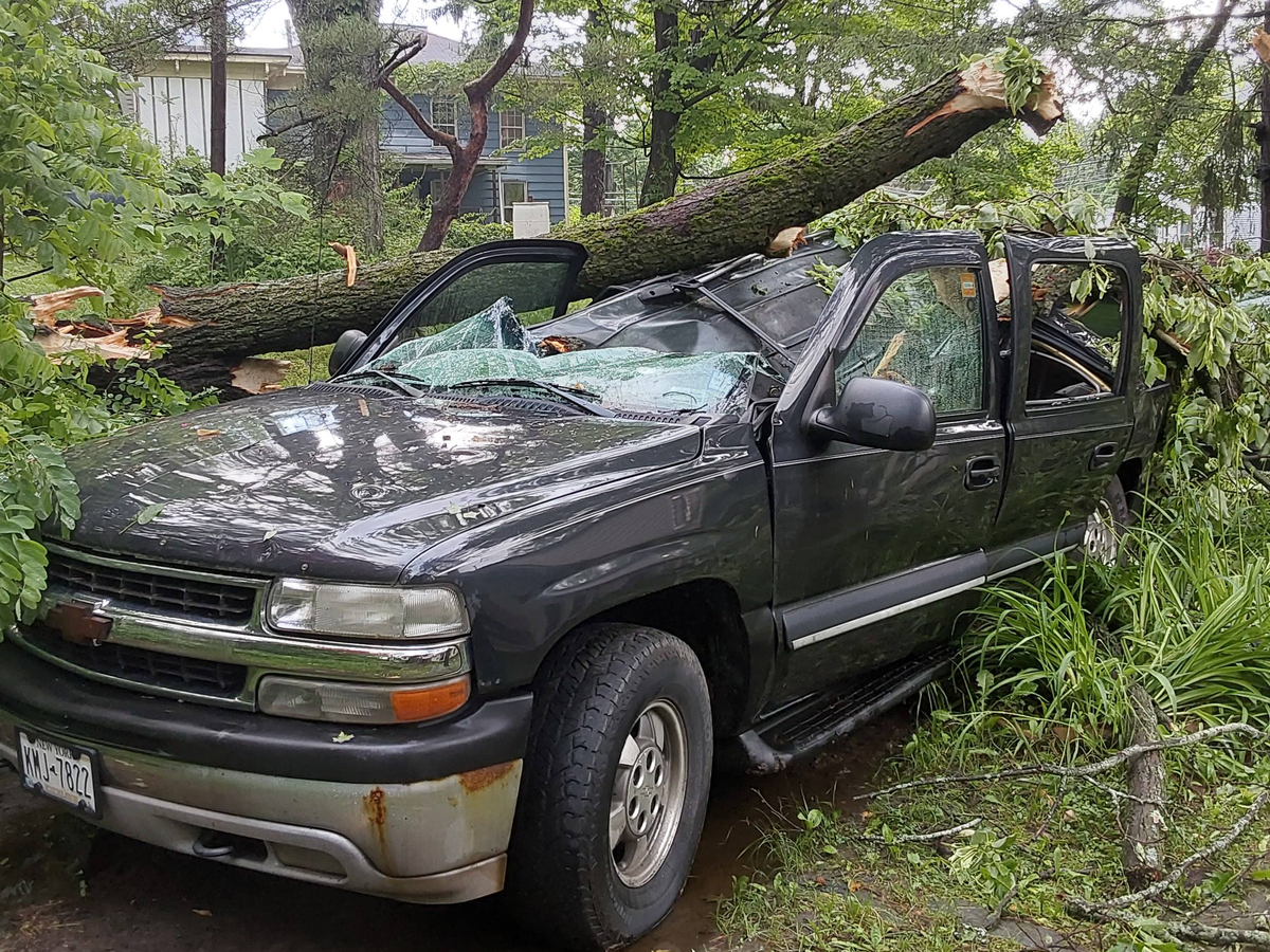 Stormy Weather Rips Apart Xander's Work Truck campaign photo, 1 of 6
