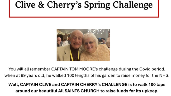 Spring Challenge Fundraiser by Clive Baggaley : Clive & Cherry’s Spring Challenge