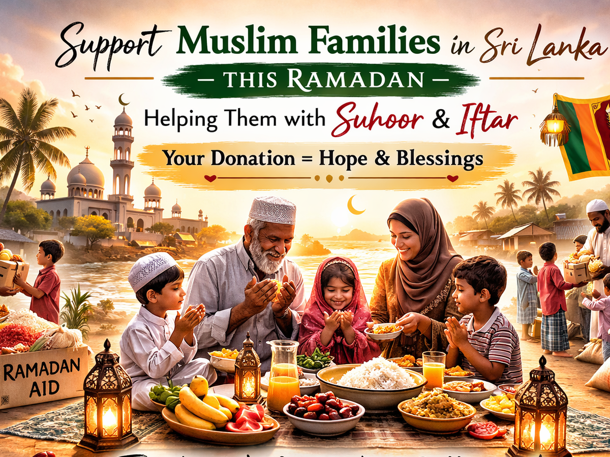 Seed Rauff Fundraiser by Rahees Rauff : Help Feed Muslim Families in Sri Lanka ...