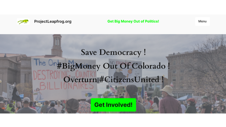 Stop Dark Money In Colorado and Save Democracy campaign photo, 1 of 3