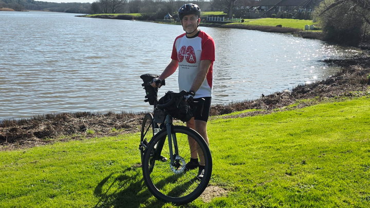 2400km Cycle for Lung Fibrosis Charity in Memory of my Mom campaign photo, 1 of 4