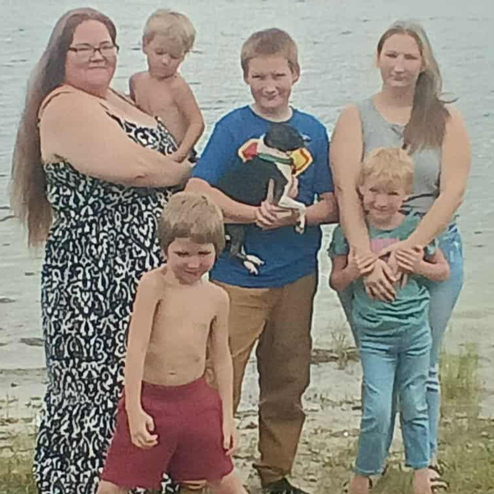 Helping my mother and siblings