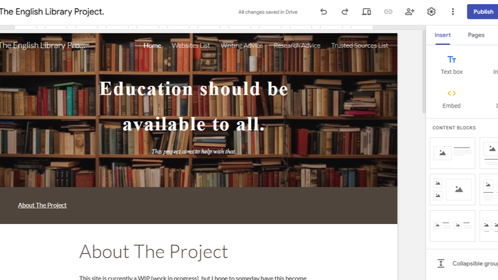 Support a Student's Digital Library Project campaign photo, 1 of 3