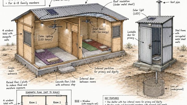 Sadaqa Jariya voor Lamia - Shelter voor gezinnen in Jemen