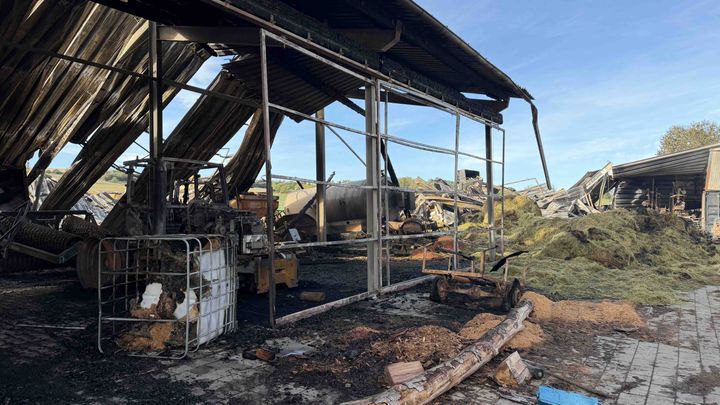Millionenschaden durch Brand auf Bauernhof