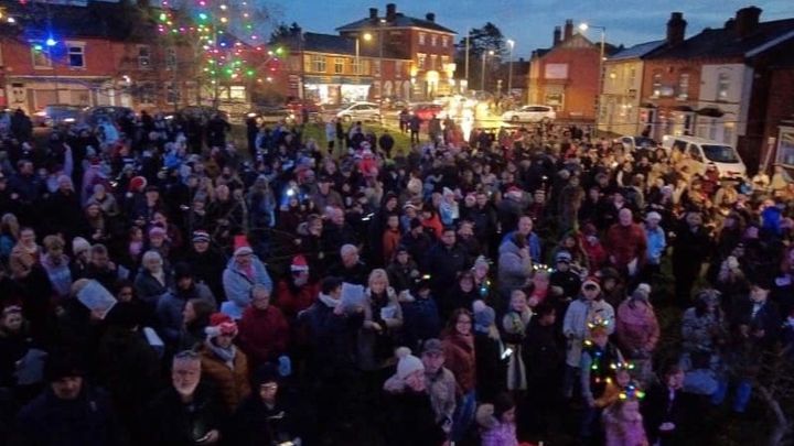 Headless Cross Christmas Lights campaign photo, 1 of 3