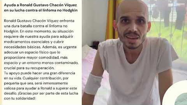 Miniatura del video Support Gustavo's Fight Against Aggressive Non-Hodgkin Lymph, 1 di 2