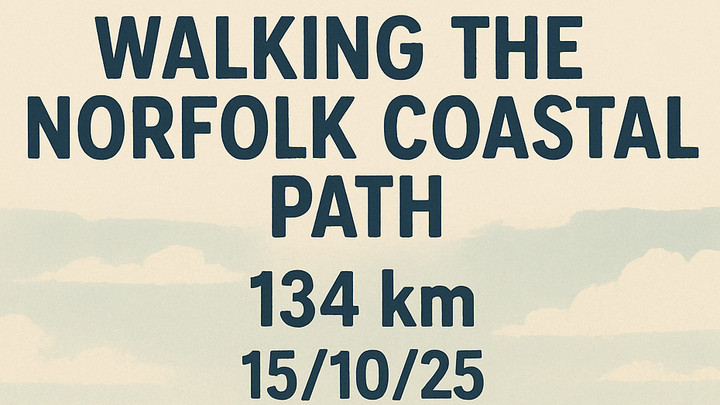 Walking the Norfolk Coastal Path in support of MIND charity campaign photo, 1 of 4