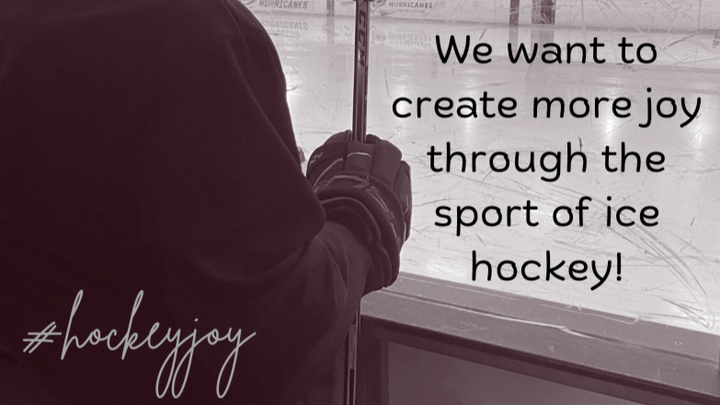 Creating Hockey Joy campaign photo, 1 of 2