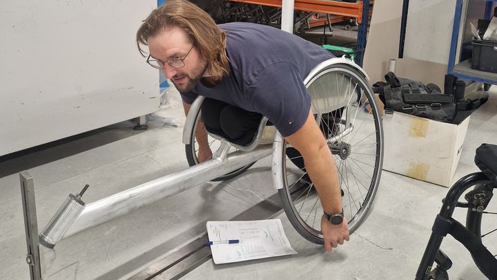 Kampagnen-Foto für Rollend Richtung Paralympics - Sportrollstuhl, 1 von 3