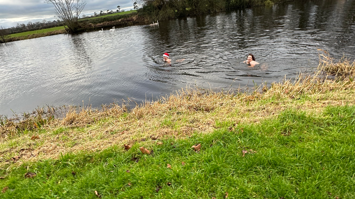 Annual Christmas Day Swim and Walk campaign photo, 1 of 4