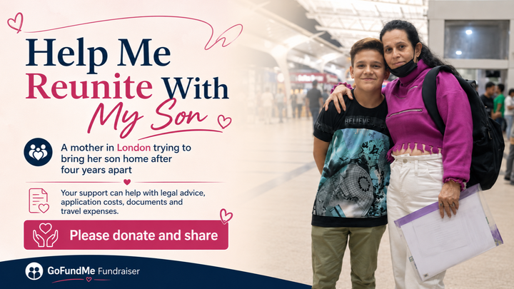Help Me Reunite With My Son After Four Years Apart. campaign photo, 1 of 3