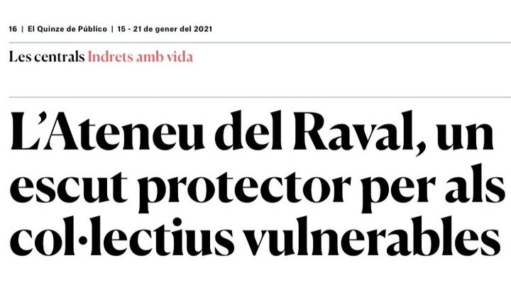Entre todas, salvamos al Ateneu del Raval campaign photo, 1 of 8
