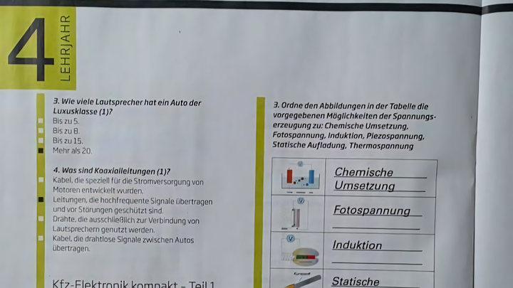 Januar Lösungen Autofachmann und Autokaufmann Lehrjahr 1-4 campaign photo, 1 of 3